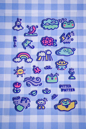 Puffy Stickersheet